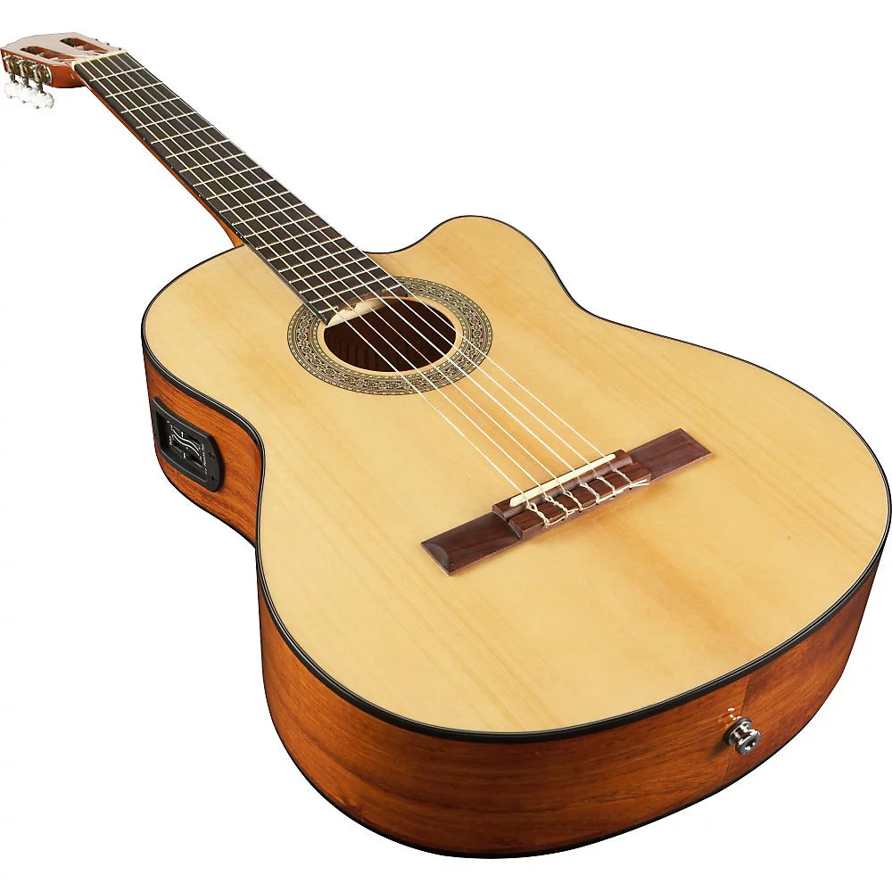 Cutaway Classical Acoustic-Electric Guitar Natural I75323