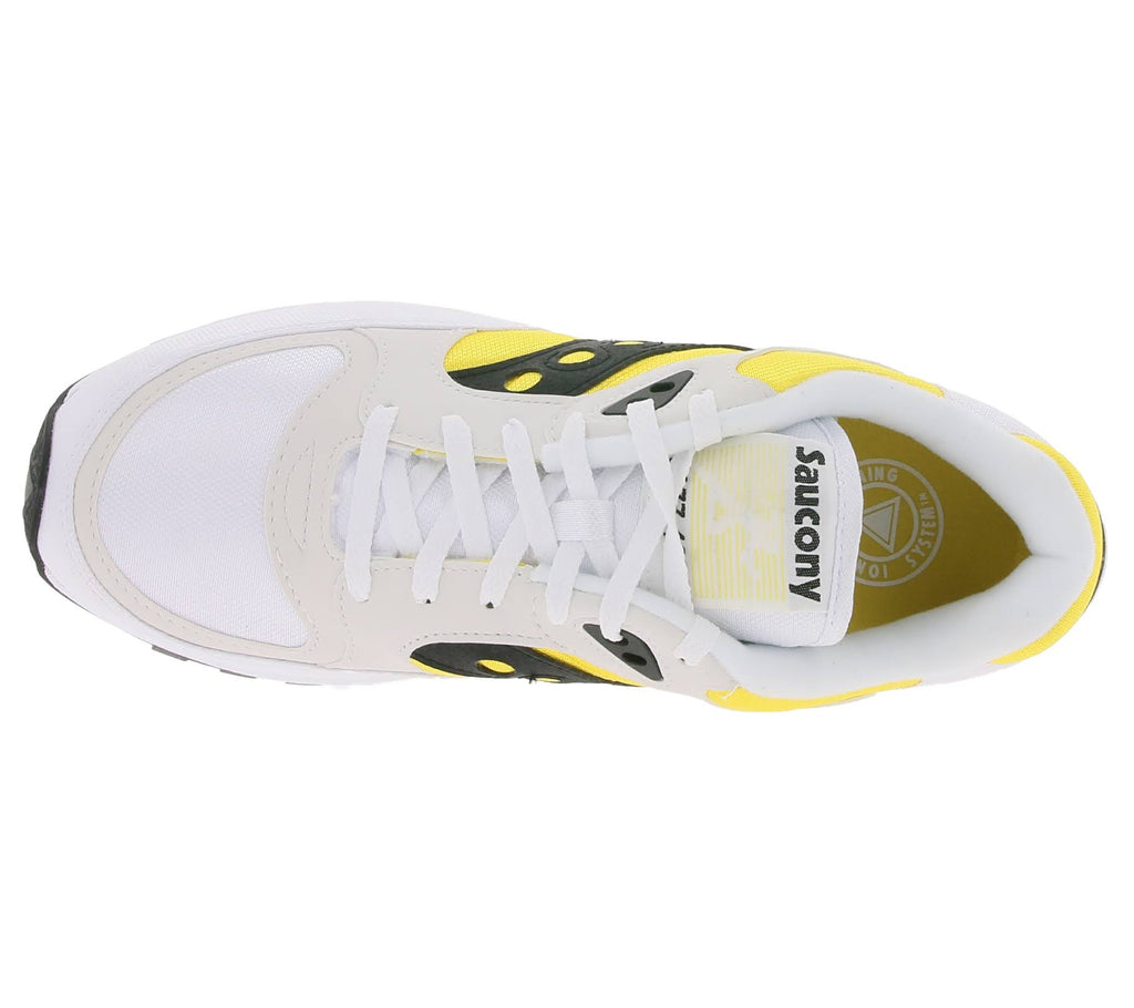 White / Yellow Saucony Jazz 4000 K48940