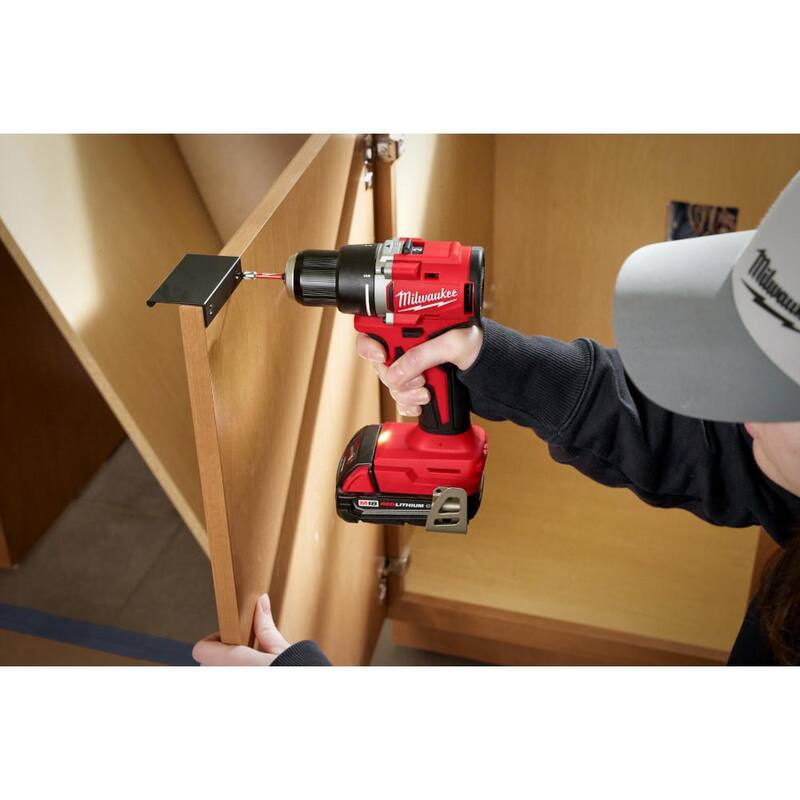 18V Brushless Cordless 1/2 in. Compact Drill/Driver Kit with Two 2.0 Ah Batteries K10673