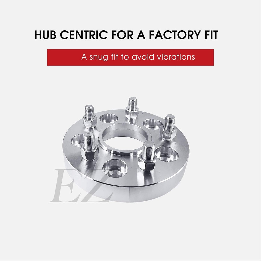 4 Hub Centric Wheel Adapters 5x135 1" E325