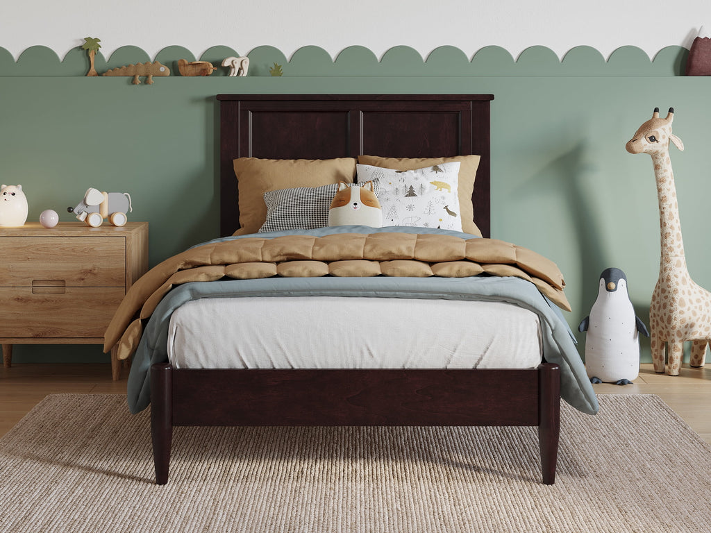 Twin Solid Wood Low Profile Platform Bed T7659