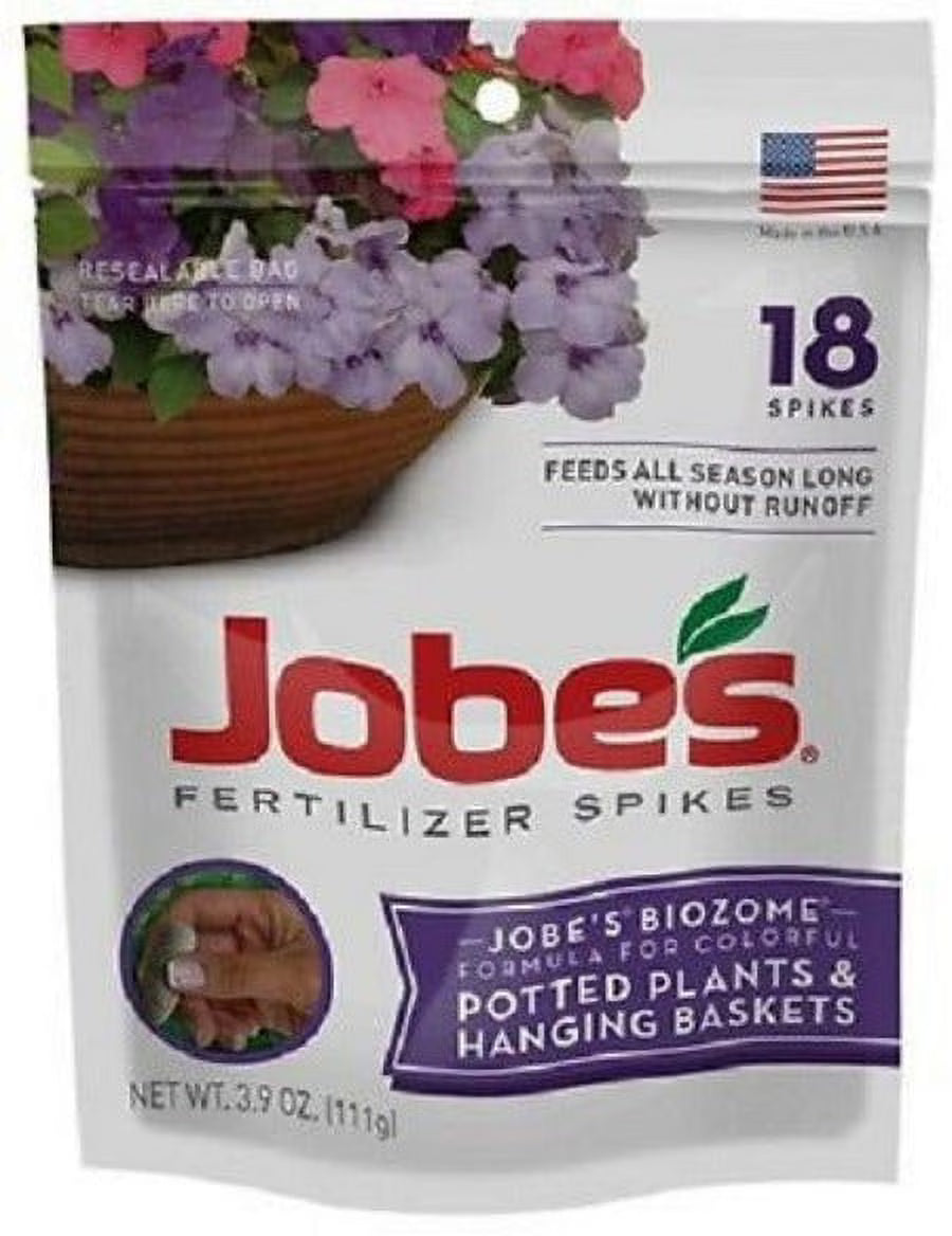 18 Pack 8-9-12 Plant Fertilizer Spikes T6572