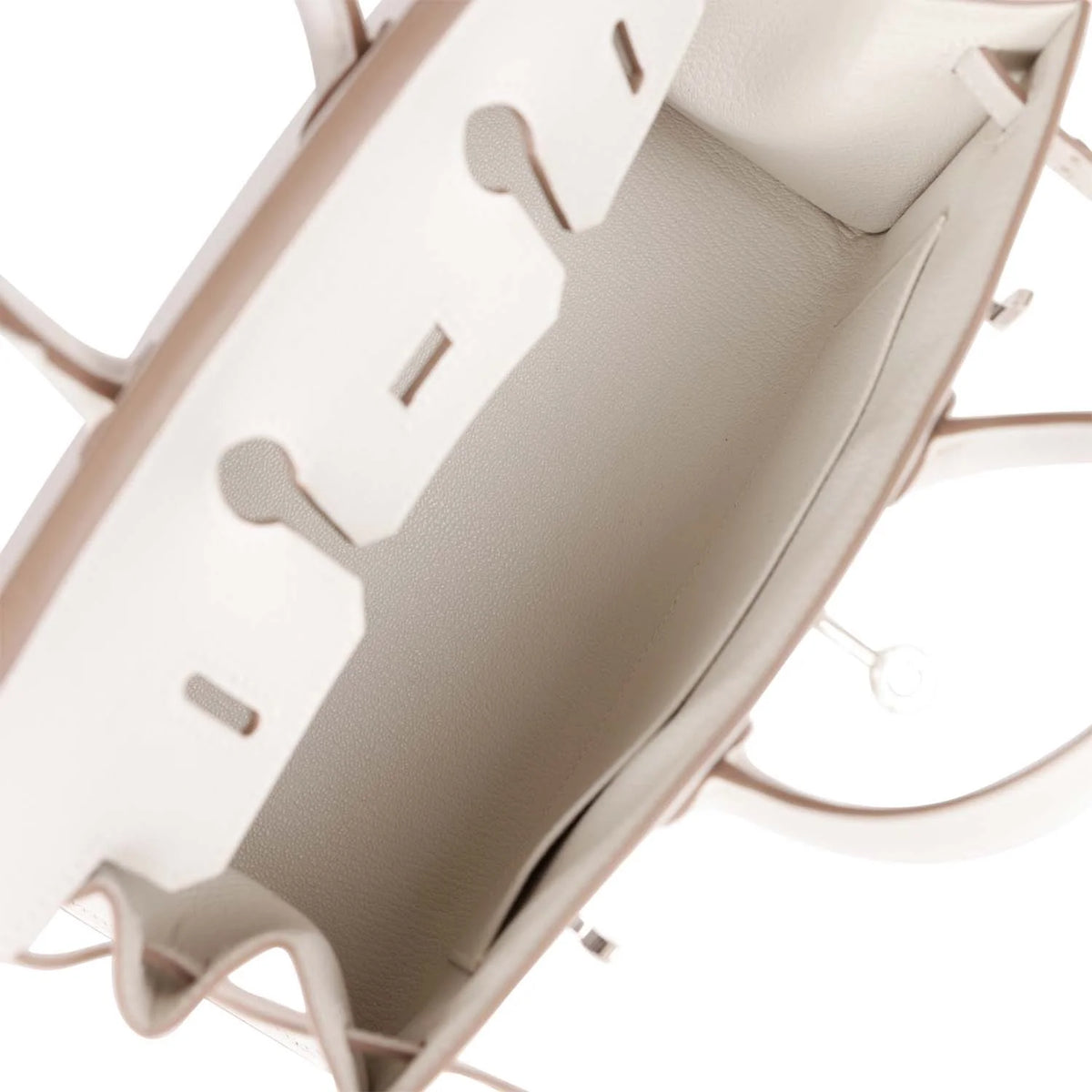 Birkin 25 Gris Pale Epsom Palladium Hardware E65931