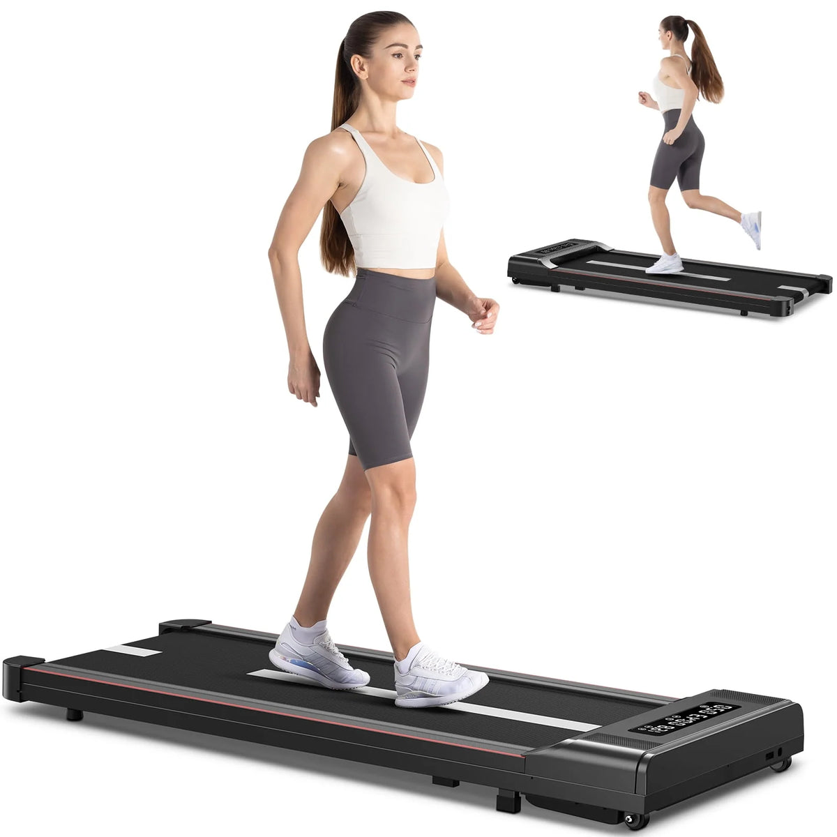 Foldable Treadmill with Bluetooth Speaker Q851