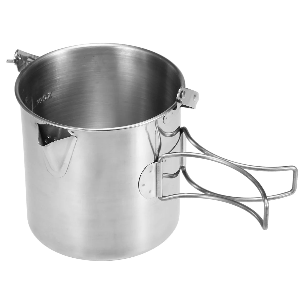 Stainless Steel Cooking Kettle 1L with Foldable Handle G5432