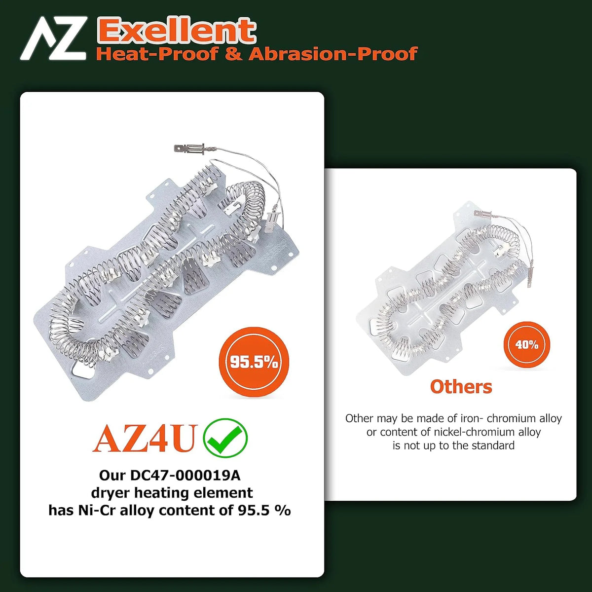 Dryer Heating Element & Fuses X5258