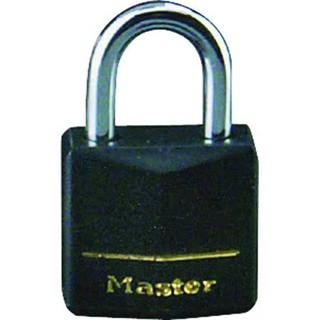 Brass Padlock 1-3/16 inch Pack of 4 D72878