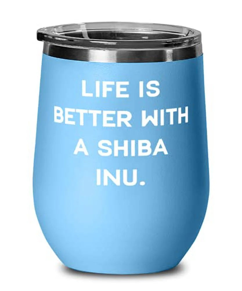 Shiba Inu Wine Glass P37206
