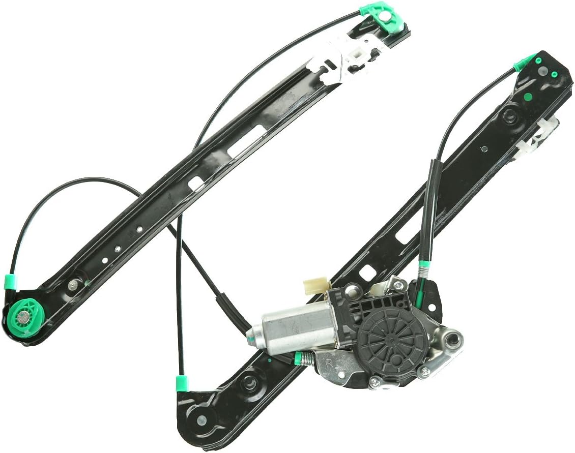 Front Right Passenger Side Power Window Regulator with Motor for BMW E46 325i 328i 330i 1999-2005 Sedan Wagon Pack of 2 H817