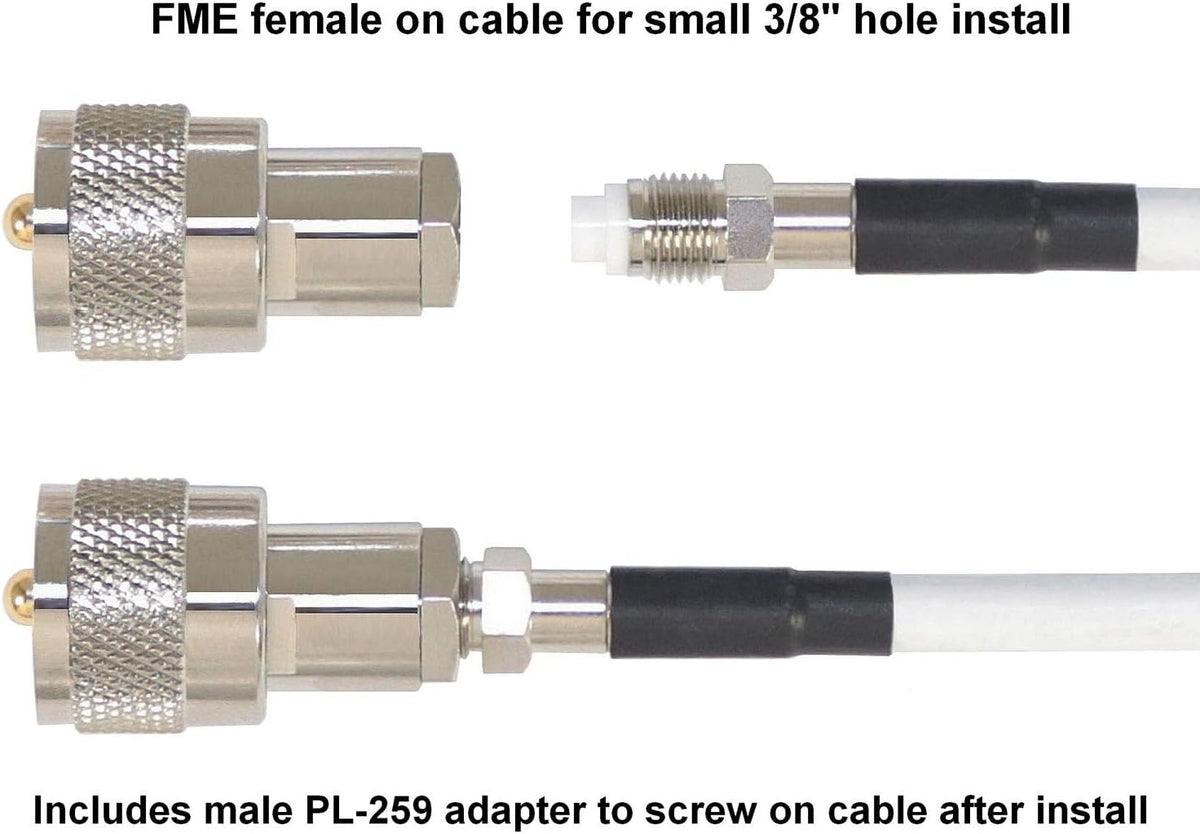 46-Inch VHF Marine Antenna Pack of 2 O22461