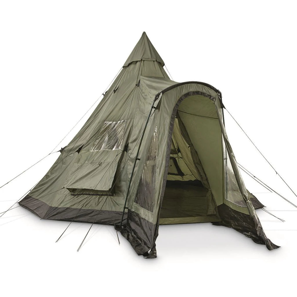 18' x 18' 8-Person Waterproof 4-Season Teepee Tent I346