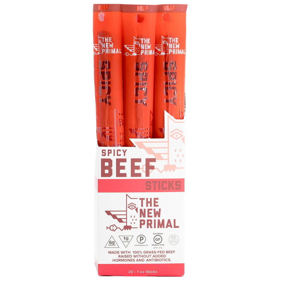Spicy Beef Jerky Sticks 1 oz (Pack of 20) T602950