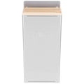 Stainless Steel Enclosed 12" Knife Rack with Tan Insert G619282