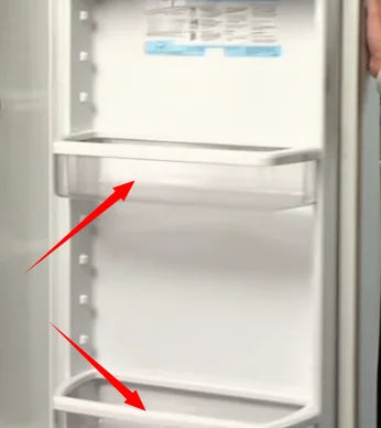2pcs Refrigerator Door Bin Shelf H4082