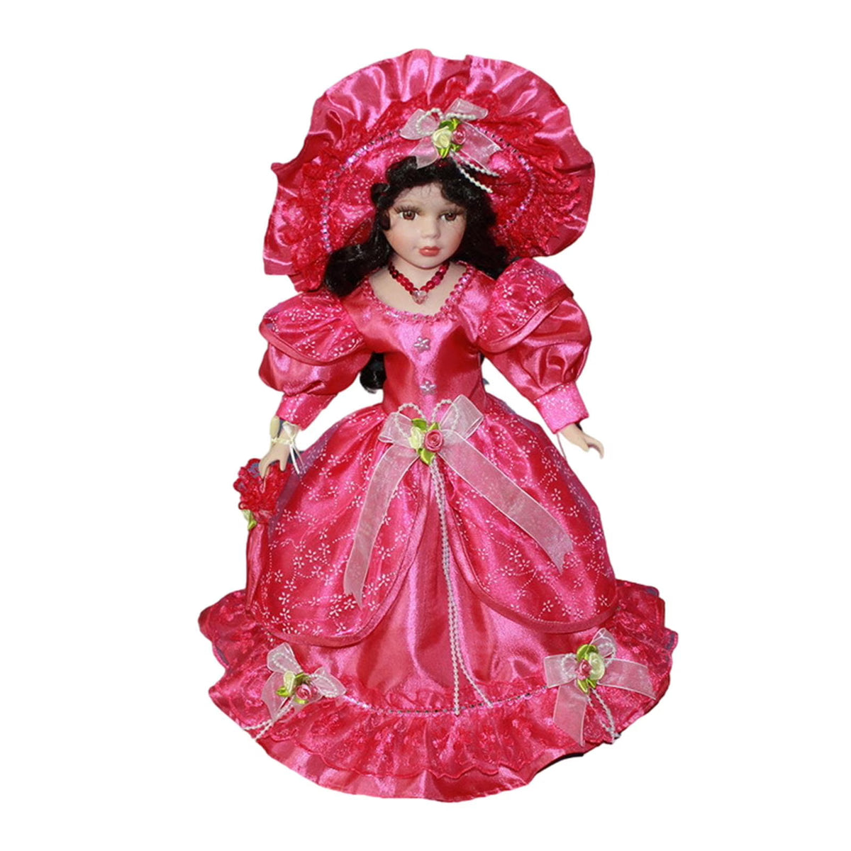 Pink Ceramic Doll Porcelain Figures X790