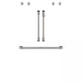 Brushed Stainless Wall Oven Handle and Knob Kit L72655
