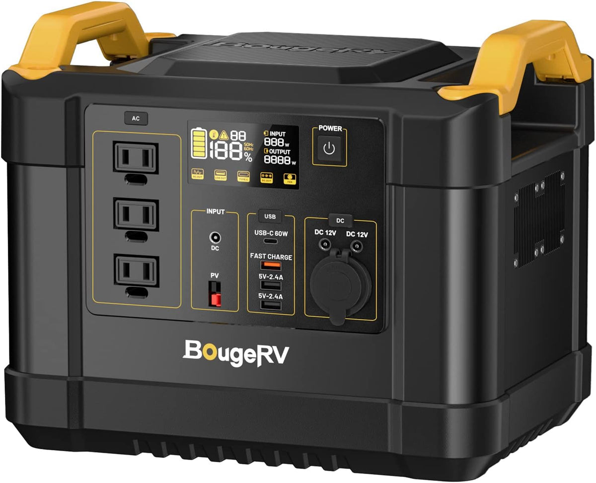 1200W 1100Wh Solar Generator with Pure Sine Wave AC Outlet V408
