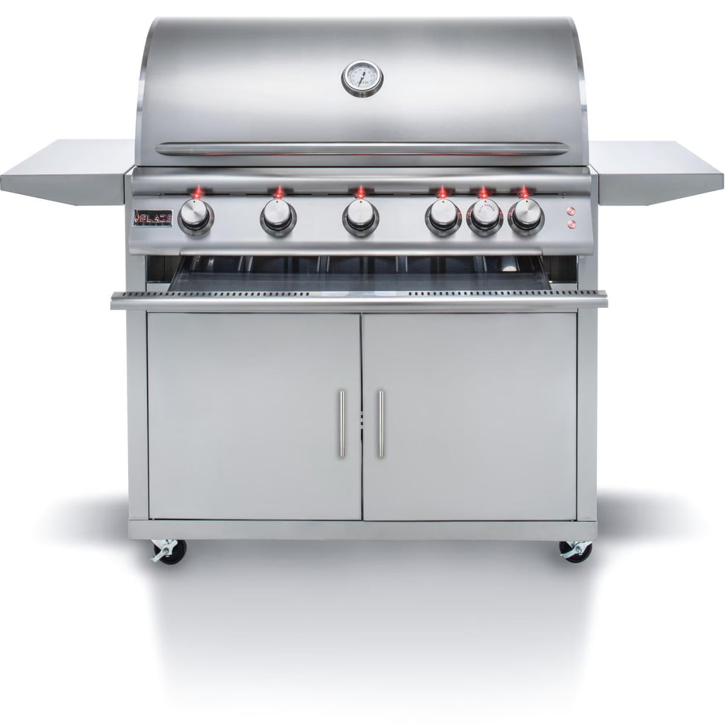 40-Inch 5-Burner Natural Gas Grill with Rear Infrared Burner H802011