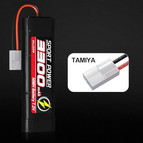 7.2V 3300mAh NiMH RC Battery 2 Packs M444492