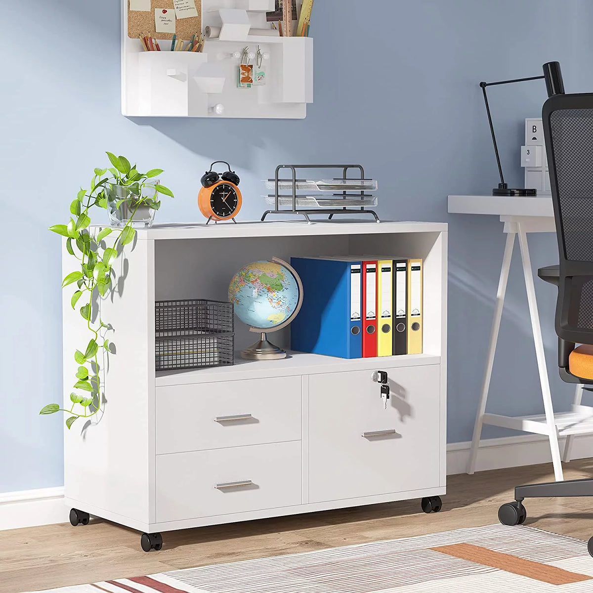 3 Drawer File Cabinet with Lock L777