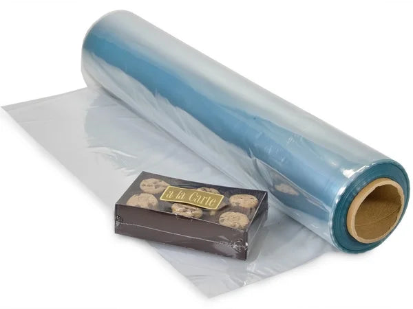100 Gauge PVC 18"X500' Clear Centerfold Film Shrink Wrap F616720
