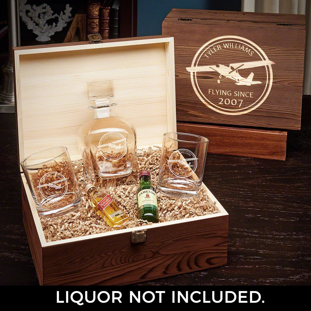 Whiskey Decanter Box Set with Glasses A769117