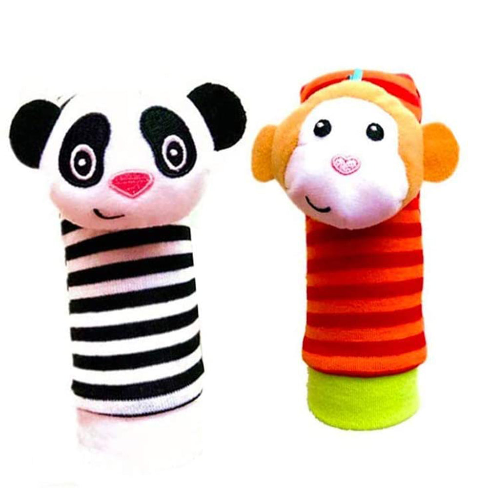 Baby Socks Toys Wrist Rattle and Foot Finder Developmental Early Educational Toys Set (4 PCS) O686