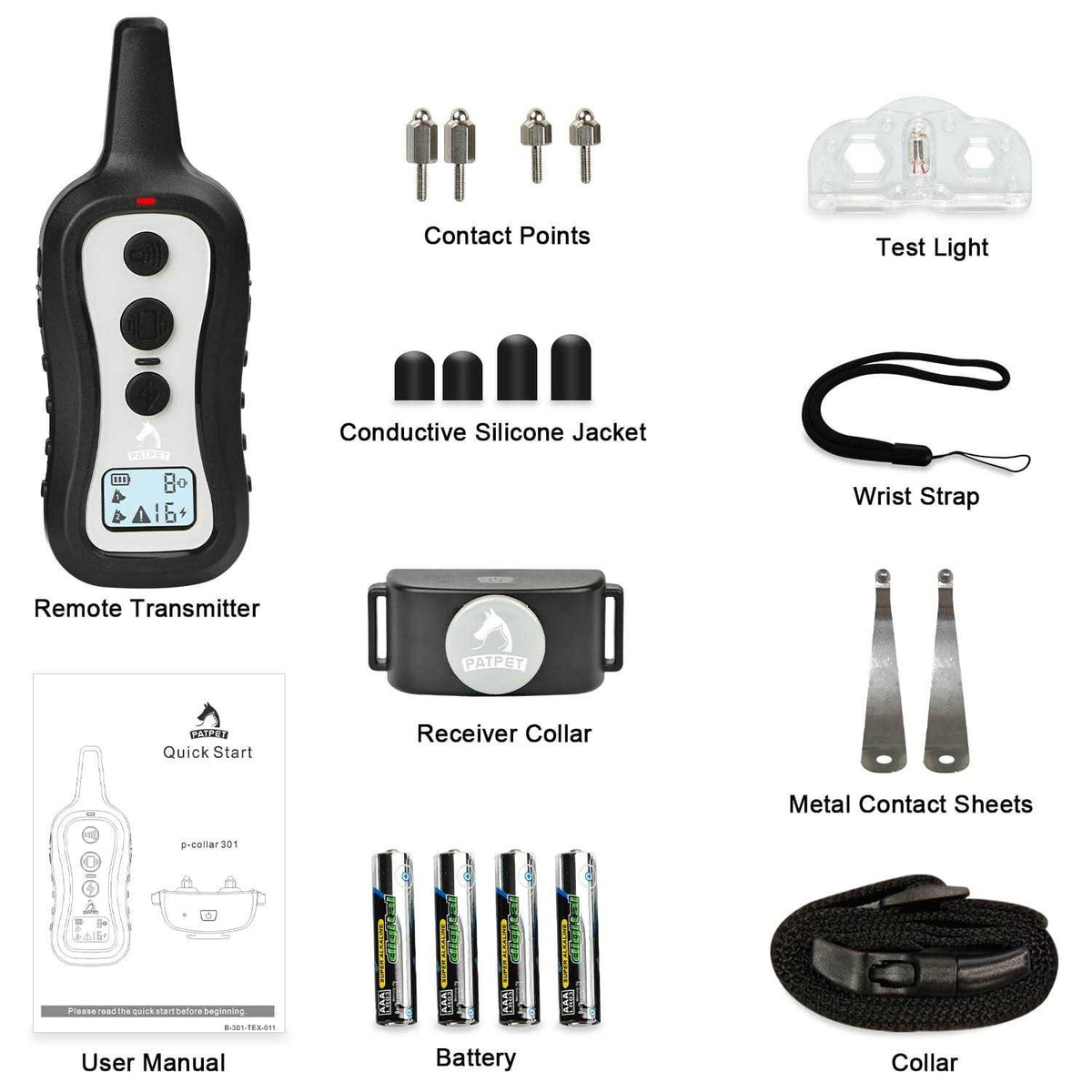 Remote Dog Bark Control & Training Shock Collar G2246