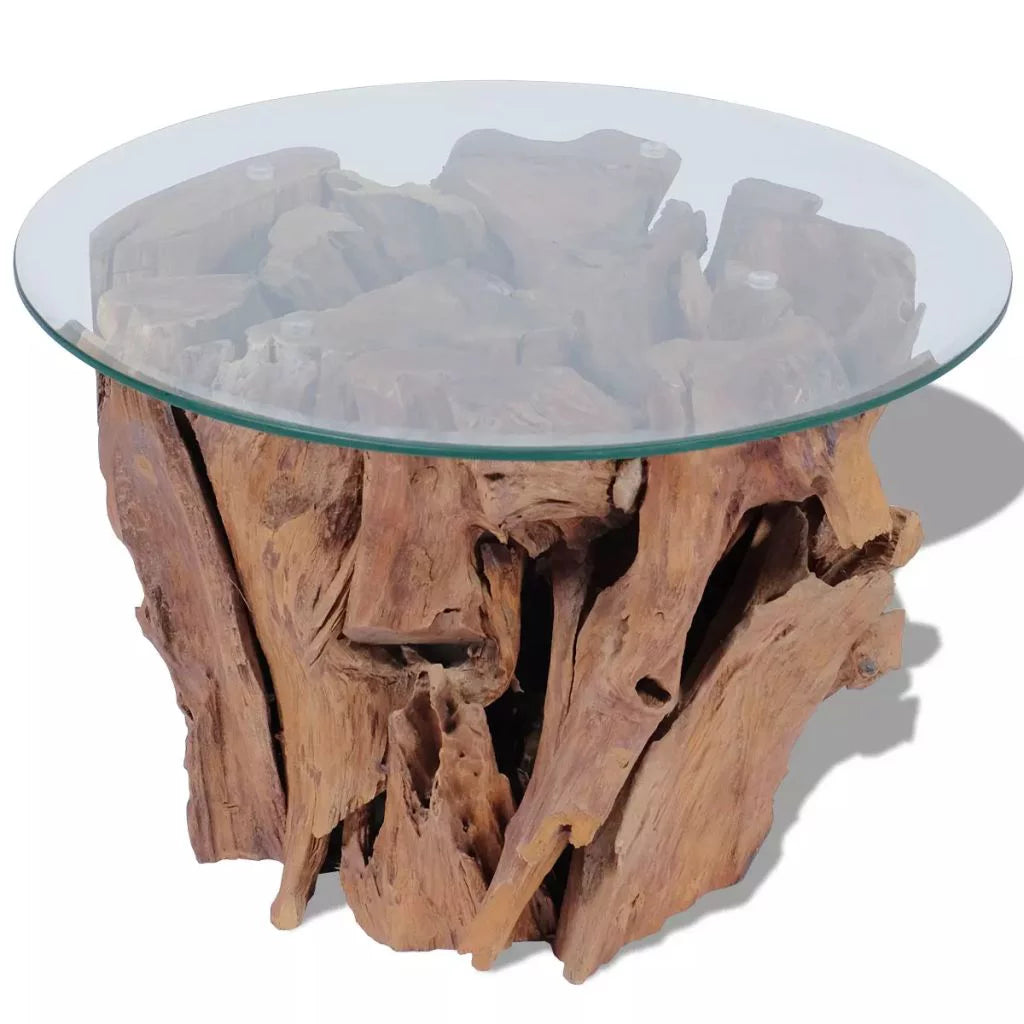 Solid Teak Driftwood Coffee Table N3040