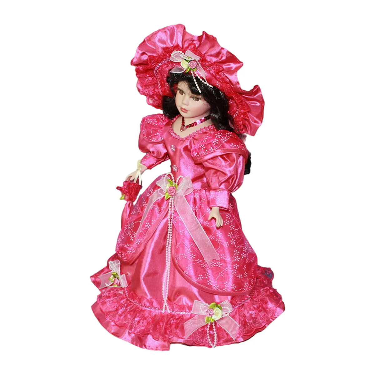 Pink Ceramic Doll Porcelain Figures X790