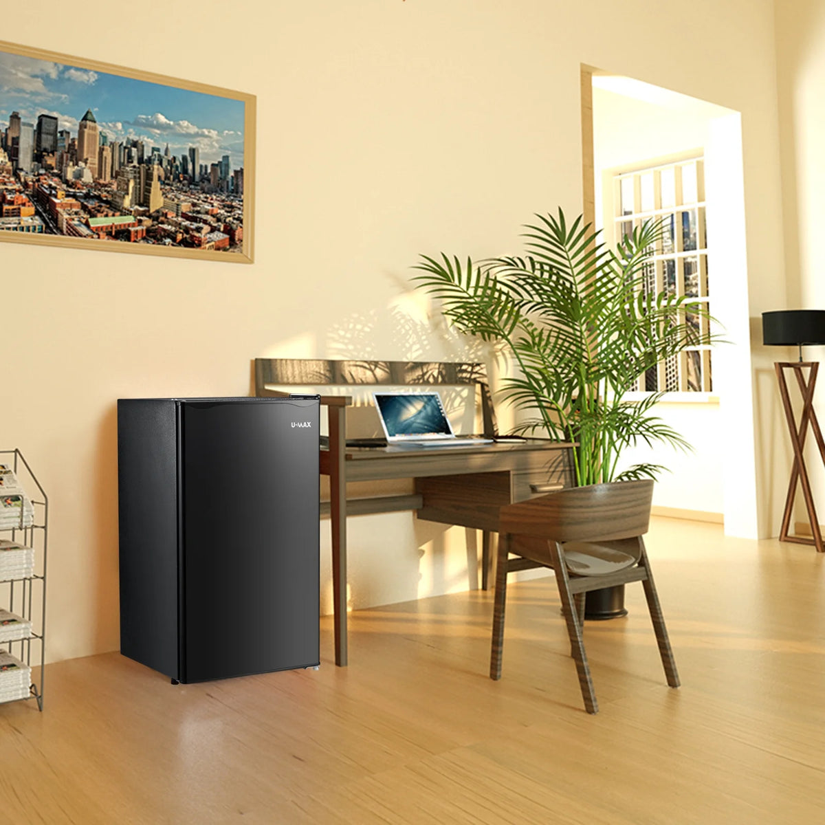 3.2CU FT Single Door Reversible Refrigerator O1006