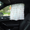 Car Window Curtains Sun Shade with UV Protection Sunshades Screen with Lace Trim P229210