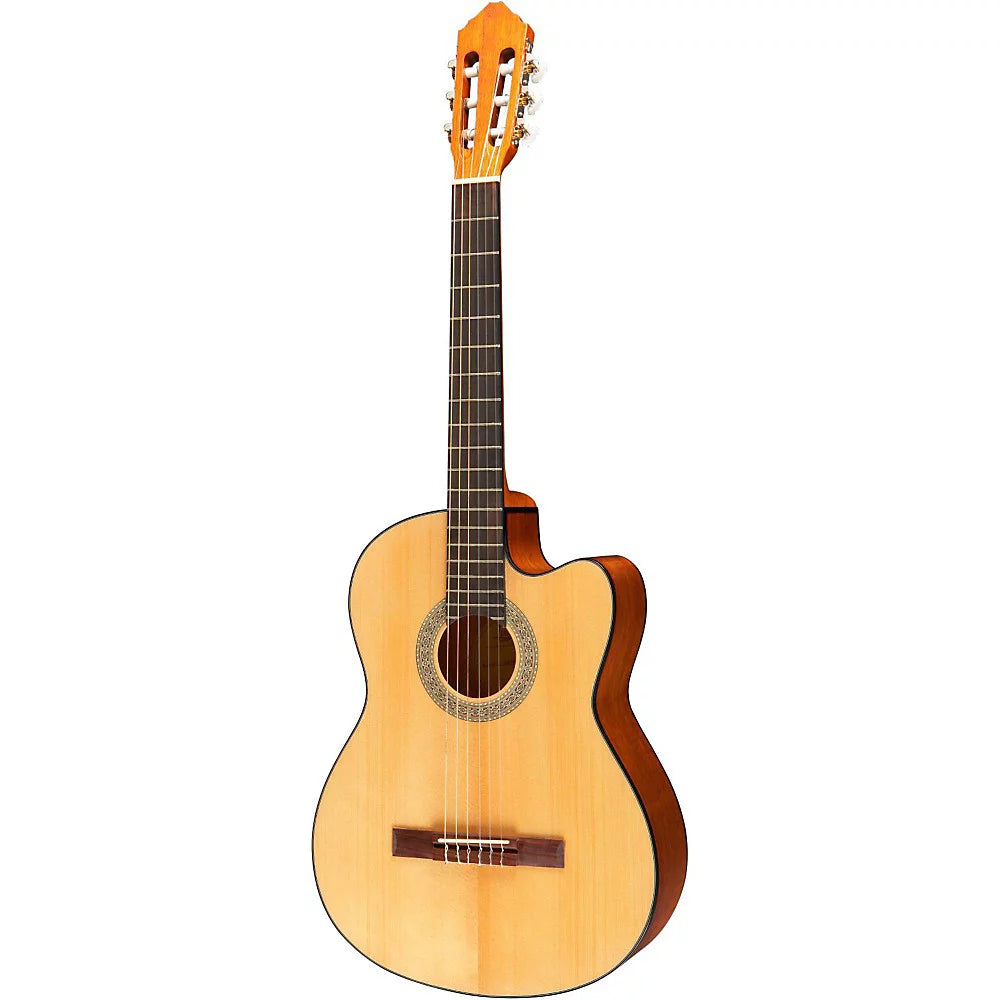 Cutaway Classical Acoustic-Electric Guitar Natural I75323