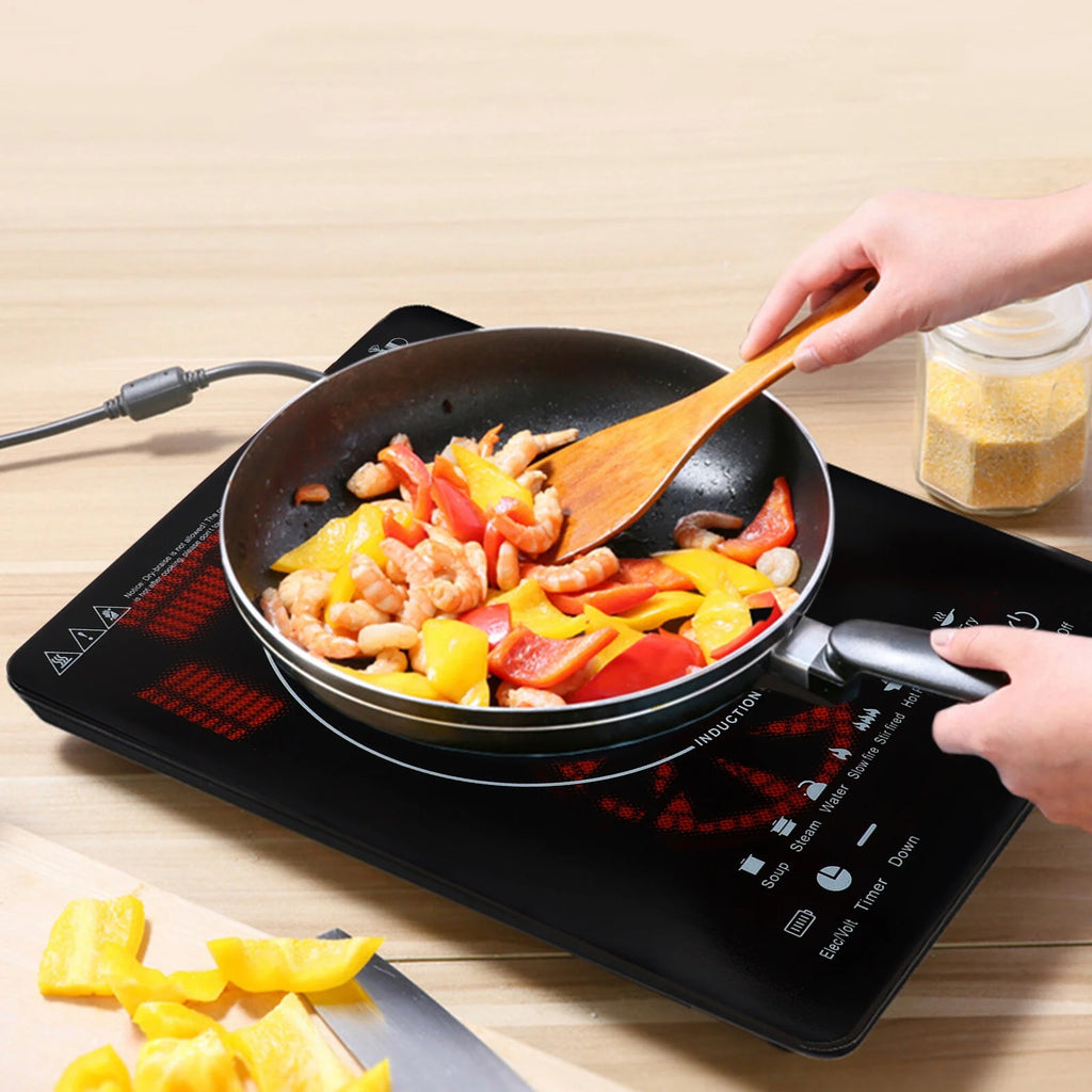 1000W Portable Induction Cooktop with Child Safety Lock & Timer S409254