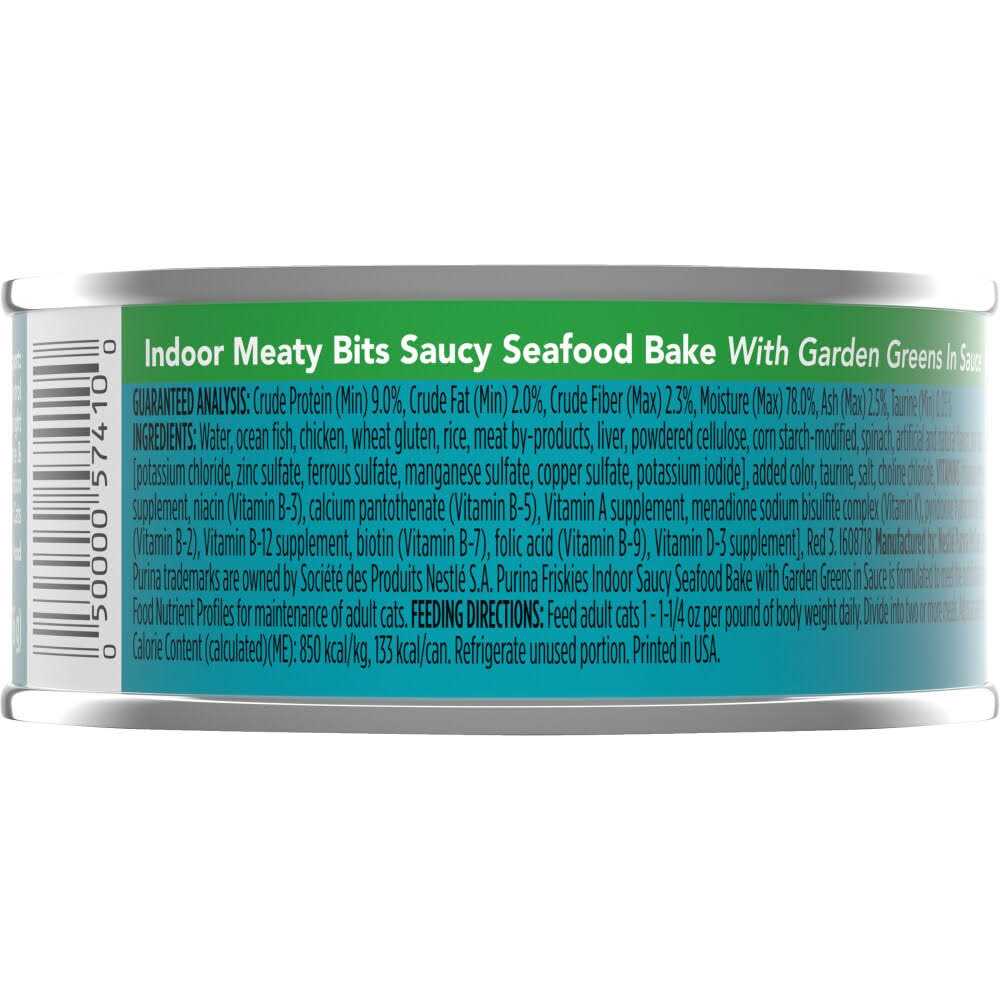 Indoor Wet Cat Food Saucy Seafood Bake D861
