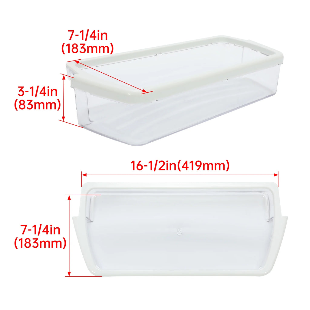2pcs Refrigerator Door Bin Shelf H4082