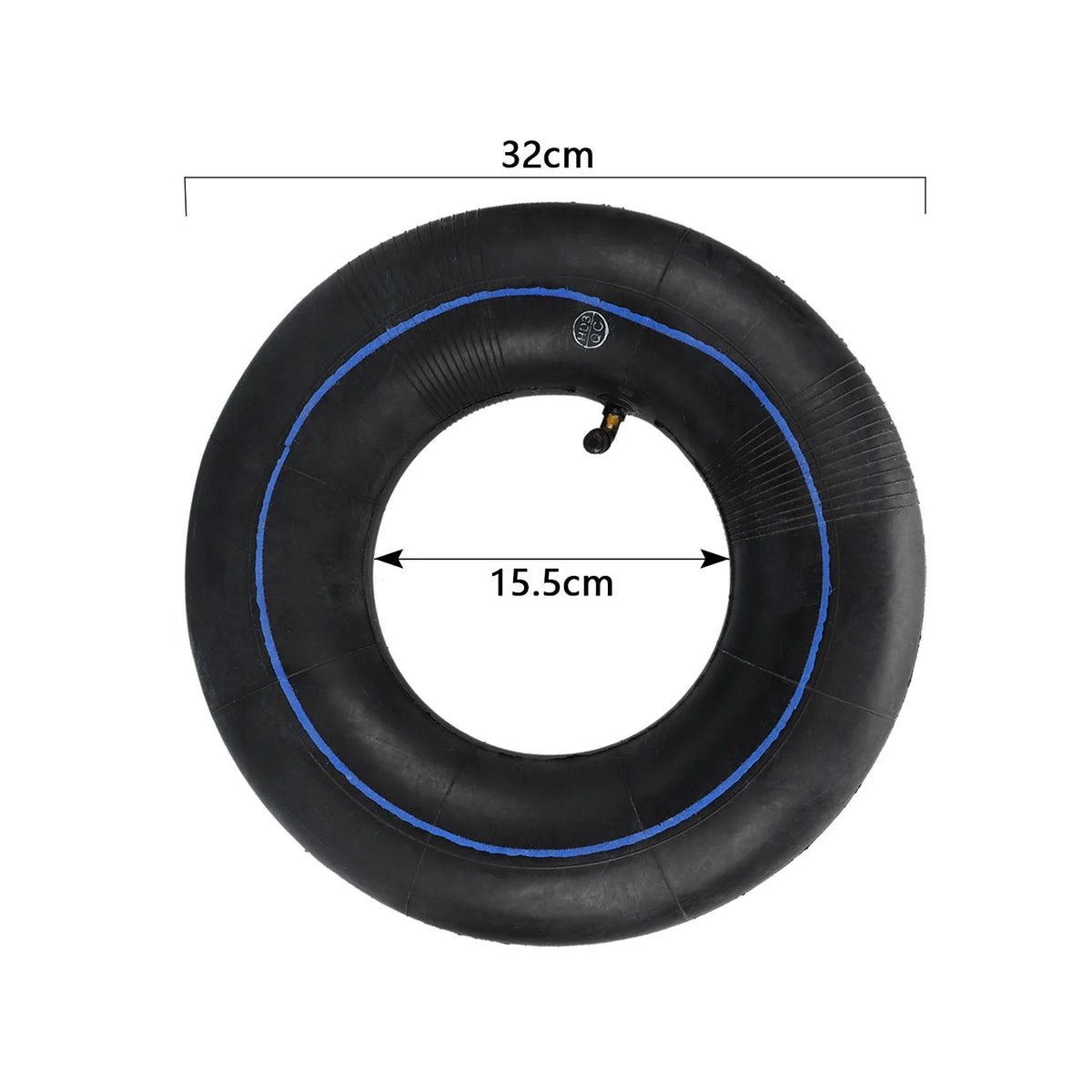 Bent Valve Tire Inner Tube 13x5.00-6 P2609